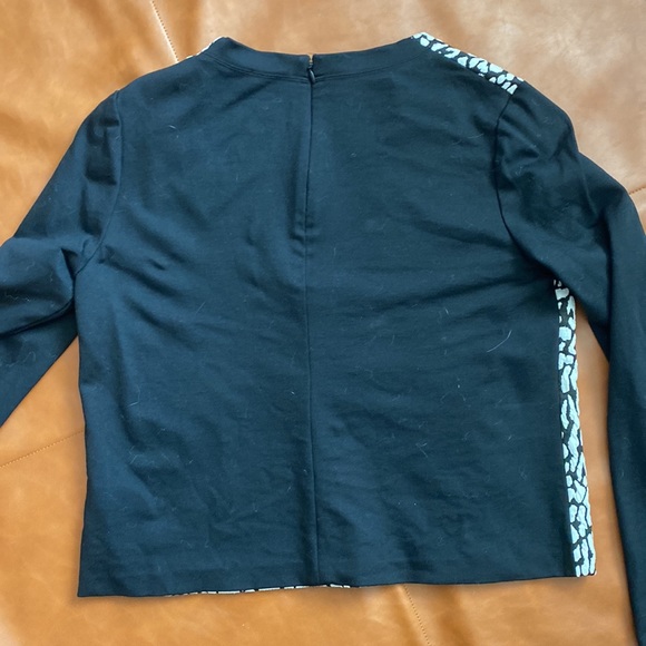 Kate Spade Leopard print long sleeve top - Picture 4 of 8